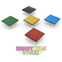 해피키즈스토어 고무매트(빨강)-어린이놀이터바닥 탄성포장재 EPDM고무칩 놀이터보수 놀이터매트 탄성매트 고무칩보수 고무매트보수, 레드