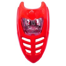 바이크 오토바이 헤드 라이트 커버 50cc 110cc 쿼드 ATV 전조등 전용, 03 빨간