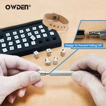 가죽 스탬핑 각인 OWDEN-37 개 1/8 