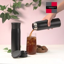 [천삼백케이] [투썸플레이스(배송)] 투썸 블랙라인 텀블러 500ml, 단품