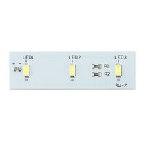 냉장고부품 for 냉장고 led 라이트 스트립 바 교체 electrolux 냉장고 zbe2350hca sw-bx02b 수리 부품, 하나, 보여진 바와 같이