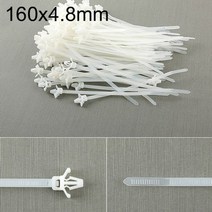 [에이치플러스몰] 케이블 타이 마운트100pcs 케이블 전기선 타이 160ptc, 상세 설명 참조