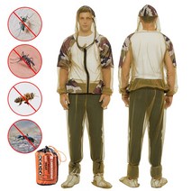 낚시 모기장옷 방충복 캠핑 모기옷 벌초복 양봉 낚시복 해충복, L