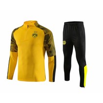 도르트문트 홈 하프집업 핑거홀 축구트레이닝복세트 C159