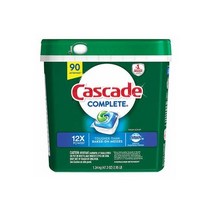 Cascade 캐스캐이드 12X 파워 식기세척기 세제 프레쉬향 90개입 47.3oz(1.34kg), 1개