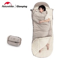 Naturehike 네이처하이크 침낭 아웃도어 보온침낭 차박준비물 캠핑용품점 차박용품 캠핑용품풀세트, 봄여름 스타일달팽이 더블 침낭