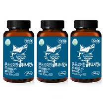 건강바름 콘드로이친 글루코사민 (x3통) 무릎 연골 재생 관절 효능