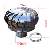벤추레다 벤츄레이터 벤츄레타 무동력 304 스테인레스, 110mm 201스테인레스