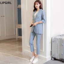 립걸원버튼 린넨 자켓 팬츠 세트