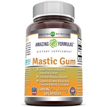 어메이징뉴트리션 매스틱검 Mastic Gum 1000mg 60캡슐, 1통