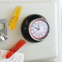 쿠킹타이머 디지털 주방 타이머 일본 덜튼 메탈 키친 카운트다운 베이킹 조리 알림 원형 마그네틱 냉장고 부착, 08 블랙