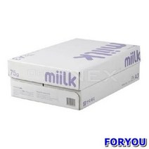 ForU153 한국제지 밀크 복사용지A3 권 250매 지류 복사지 컬러용지 복사용지