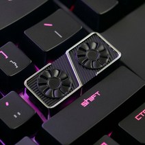 키캡 키보드 keycaps keystone 3060ti3070 그래픽 카드 mx 입력, 한개옵션2, [01] Black, 한개옵션1