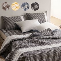 타나 시어서커 샤카 여름 이불 스프레드