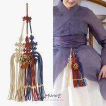 NASCHENKA [나스첸카] 낙지발 삼작 노리개 _ 호박 노리개