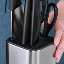 칼꽂이 스텐 칼 보관함 주방 싱크대 수납 거치대 조리도구통 케이스 걸이 칼집, 본상품선택