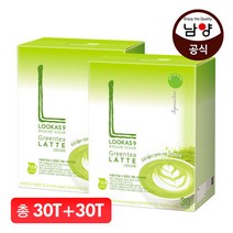 남양 루카스나인 그린티라떼 60T(30Tx2개), 18.9g, 30개입, 2개