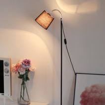 HD53LS 모던 장스탠드 거실 인테리어 무드등, 화이트