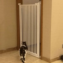 [kirahosi]고양이 방묘문 방묘창 베란다 견문 고양이문 안전문, 높이 140cm_해당 너비 61-65cm, 높이 140cm_해당 너비 61-65cm