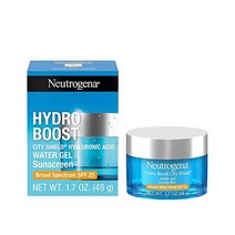 뉴트로지나 SPF 25 Neutrogena Hydro Boost 페이스 모이스처라이저 수분 페이셜 선스크린 오일 프리 논코메도제닉 워터 젤 로션 1.7온스