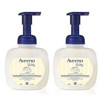 아비노베이비 수딩 릴리프 포밍 워시 앤 샴푸, 2개, 400ml