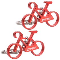 가벼운미니벨로 자전거 ZTTO 전기 자전거 키 체인 미니 ebike 부품 스포티 한 남자 그림 열쇠 고리 악세사, 06 2pcs red