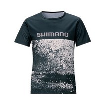 시마노 SH-096T 셔츠 윤성정품, M, 그레이 리아드