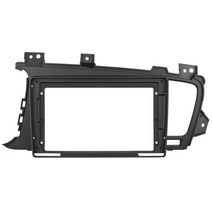 9 inch car double din radio player dvd stereo radio pane ldashboard frame for kia k5 optima 2011-201, 검은 색