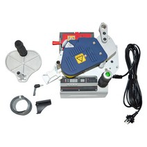 가장자리 밴딩 머신 양면 접착 휴대용 목공 엣지 밴더 가변 속도/디지털 온도 제어 BR500, 한개옵션0