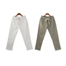 [624C]리넨바지 간절기부터 여름까지 착용가능한 여성팬츠★포장훼손반품불가★