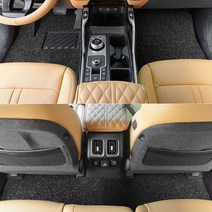포르쉐 파나메라 GTS 아이칸 자동차 코일매트 1+2열 확장형, 그레이, 일반형
