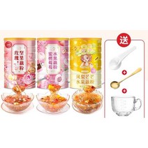 연근 분말 수프 복숭아딸기맛500g/장미견과류맛500g/ 파인애플망고맛 500g /2개 구매시 유리컵 증정-브리에, 장미견과류500g X1개