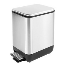 삼정크린마스터 고급휴지통 대형쓰레기통 공항휴지통 심플디자인 업소쓰레기통 스텐레스휴지통, qwe 포리빙 골드 프리미엄 스퀘어 무소음 페달휴지통, -, 본상품선택