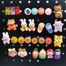 홈데코 인테리어 냉장고자석세트 감성 캐릭터자석, 1 곰젤리