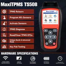 [타이어] 2355519 Autel-TPMS TS508 스캐너 키트 8cs 센서 포함 MX-센서 433MHZ /315HHZ 타이어 전문가용 TPMS 도구 프로그램 서비스, [01] Without Sensors, [04] 이탈리아어