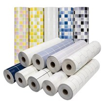 HD현대시트 주방 욕실 방수 발포 타일 시트지 16색상 (1롤 폭50cm x 길이15미터) 커터칼 헤라 제공 시공 키트, 선택.12_20433_브릭화이트