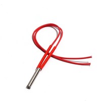 10PCS 9.5mm 25 35mm 201us 관형 히팅 파이프 110V/220V/380V 카트리지 히터 60W/70W/80W 전기 요소, 01 110V_01 60W 9.5x25mm(DxL)