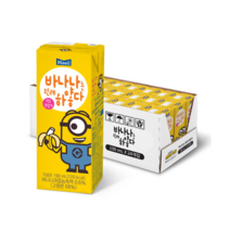 매일유업 바나나는 원래 하얗다 190ml 32팩/무료배송, 32개