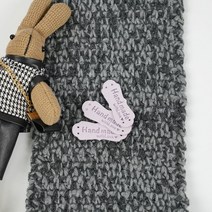 핸드메이드라벨 인조가죽 레이블 텍 택 withlove보라