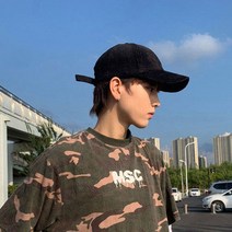 깔끔함 무지 디자인 코듀로이 스타일 심플 볼캡, 네이비