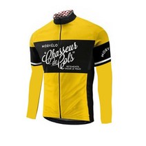 사이클링 저지 프로 봄 가을 팀 Morvelo 긴 소매 남성 Ropa Ciclismo 자전거 의류