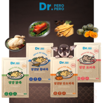 [채다시] 닥터페로 애견 국내산 보양식 강아지 영양죽 120g 4종(닭 닭+황태 닭+단호박 오리), 3개, 영양닭단호박죽120g
