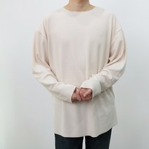 리버빅 자체제작 남자 오버핏 톡톡한 두께감 스판 라운드 티셔츠