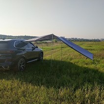 차량용텐트 차박텐트 차량텐트 차박도킹텐트 도킹텐트 자동차텐트 캠프타운 타프 차박캠핑 카, 회색, 440x200cm