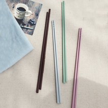 헤이엔코 파스텔 실리콘 젓가락(4color), 1세트, 그린