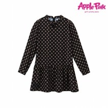 애플핑크 애플핑크 여아 리본 고양이 쉬폰 원피스 (APC0M503)