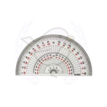 새임 반원분도기 18파이 각도측정기 360도 분도기