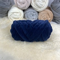 퓰렌 자이언트얀 벨벳 패브릭 1kg 가방, 벨벳 1kg, 네이비