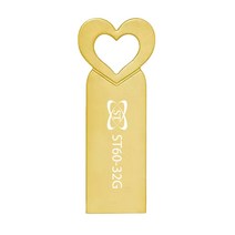 에스티원테크 ST60 USB 메모리 사랑스러운 메탈재질, 32GB, 골드