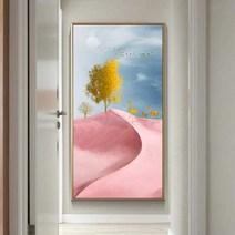 현관 황금 돈나무 인테리어 액자 돈들어오는 그림 주문 제작, 2호